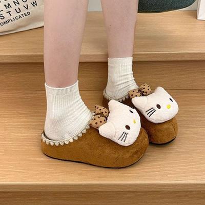 Baotou Half Slippers Birkenstock Soles Cute Versatile Style Women Small Outside Campus Lazy Shoes Wearing Thick Cartoon Children