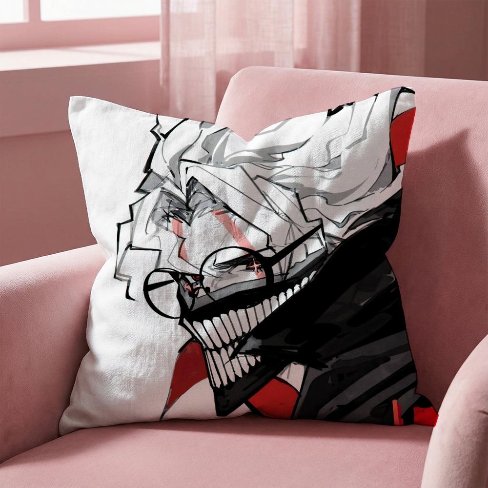 Anime D-Dandadan Cushion Cover Multi-Scene Pillow Cover for Home & Car - Reversible, Soft & Durable for Daily Use