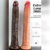 Cosmetic Veins Soft Super Giant Super Long Dildo Anal Plug Female Dildo Female Manual Masturbator Adult Sex Toys