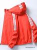 Men's Hooded Sport Jacket - Casual, Lightweight Spring/Autumn Outerwear for Teen Students