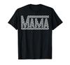 Funny Checkered Mama Black White Gift Women T-Shirt Unisex T-Shirt