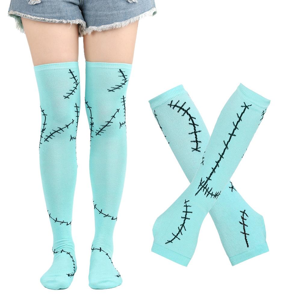 Girls Sally Cosplay Dress The Nightmare Before Christmas Print Gothic Outfit Halloween Carnival Fancy Stage Party Horror Costume
