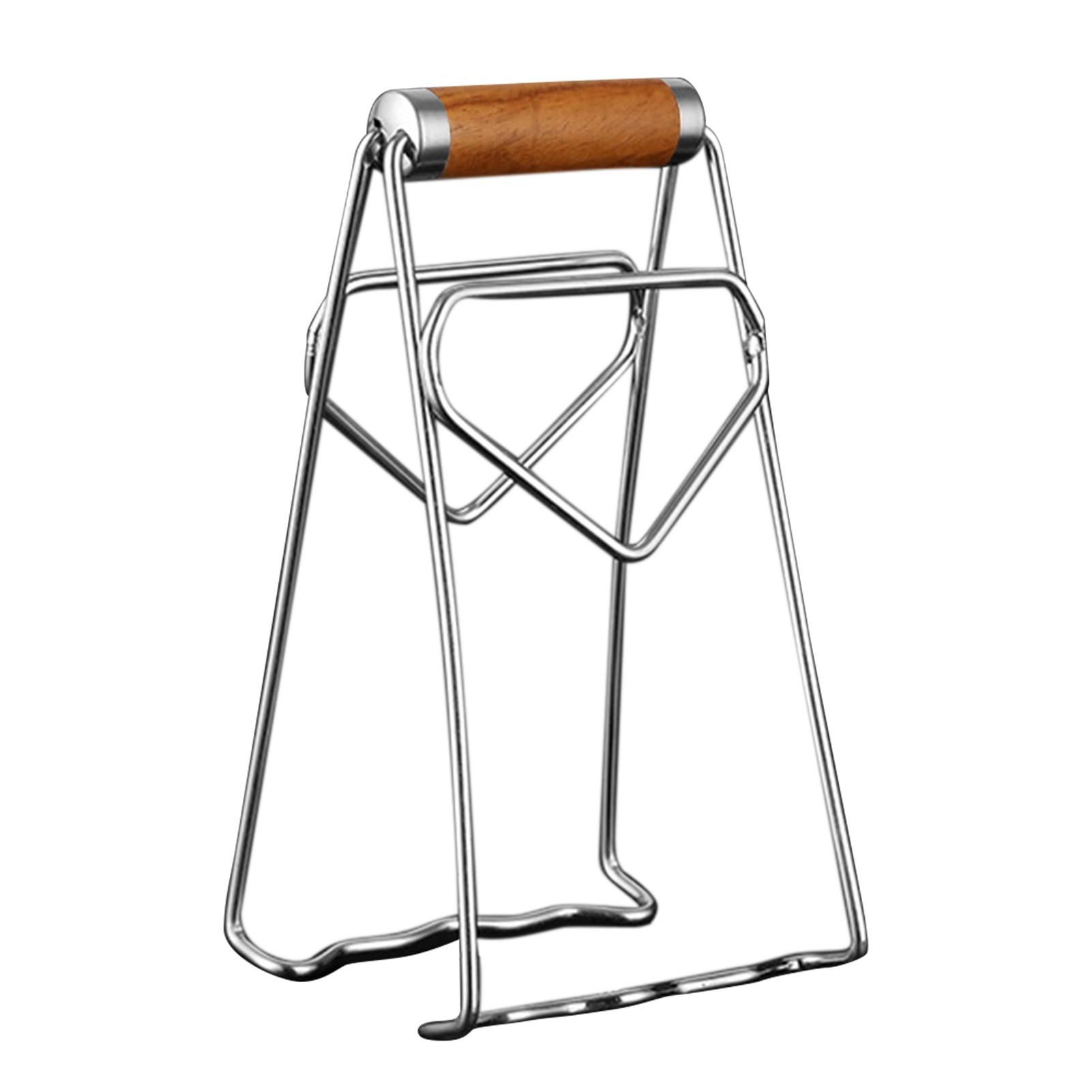 

Folding Tripod Food Cooking Stand Saving Space Cooking Holder Kitchen Supplies