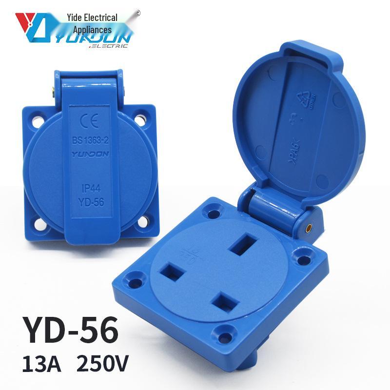 

YD-56 Round Cover British Waterproof Socket for Generator
