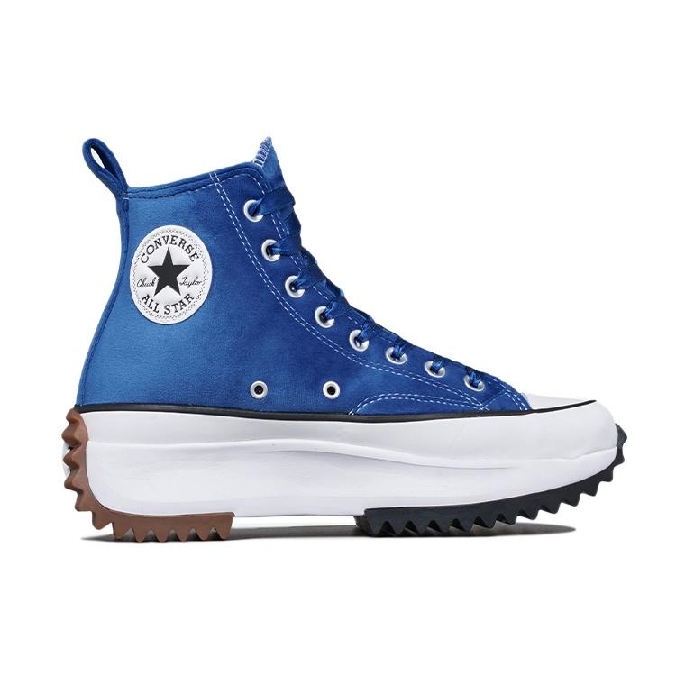 Converse Run Star Hike High-Top Canvas Shoes Blue Men's 172504C