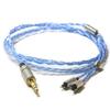 Bispa Ryou Replacement Earphone Cable, 7N UPCCOF + UCOFS, CIEM 2-Pin to 3.5mm Stereo Plug, High-End Audio Upgrade Cable
