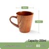 Taza de Cerveza y Taza de Café de Madera Japonesa con Asa - Resistente a Altas Temperaturas, Diseño Creativo