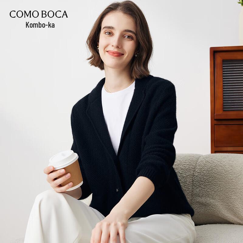 

KEMONBOCA Women s Thickened Solid Cashmere Cardigan 2XL