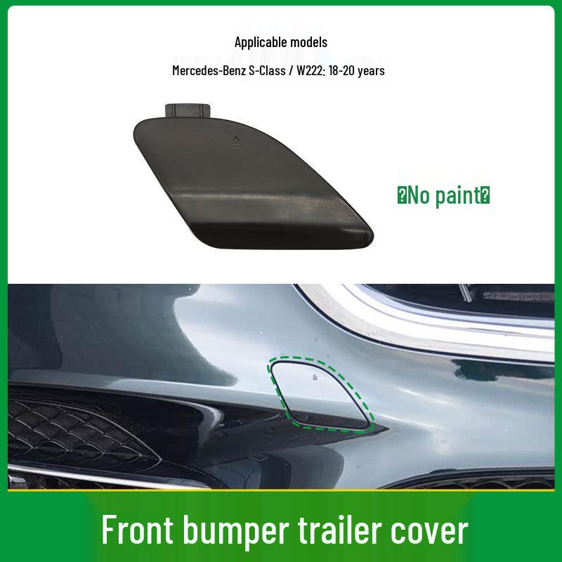 18-20 S-Class W222 Front Bumper Tow Hook Cover Trim (2228856500)