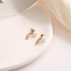 1 Pair Pearl Stud Earrings Hypoallergenic Alloy Earrings Valentines Birthday Anniversary Gifts For Women Girls