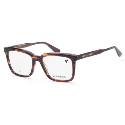 Calvin Klein Unisex 53 Mm Brown Opticals Brown Havana