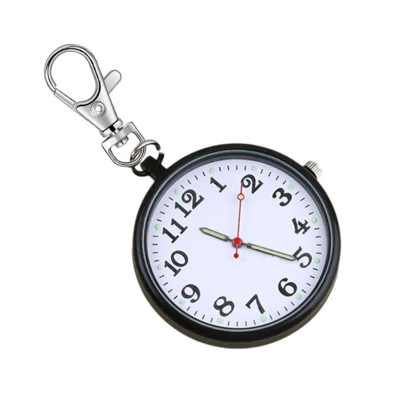 Portable Anti Shock Digital Keychain Timepiece For Outdoor Enthusiasts Seniors Traveler Lightweight Wearable Accessory