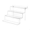 Riser Display Holder Clear Acrylic Makeup Organizer for Home Lipstick Retail 305x283x229mm