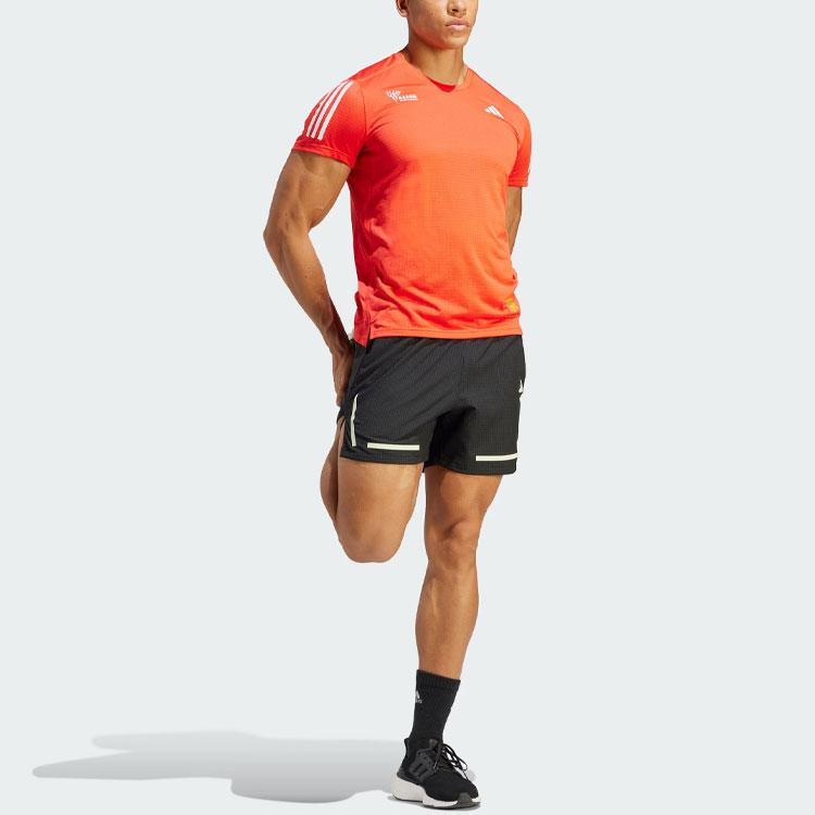 Adidas Beijing Marathon Event Tee Men Tops Light-Red IT2542