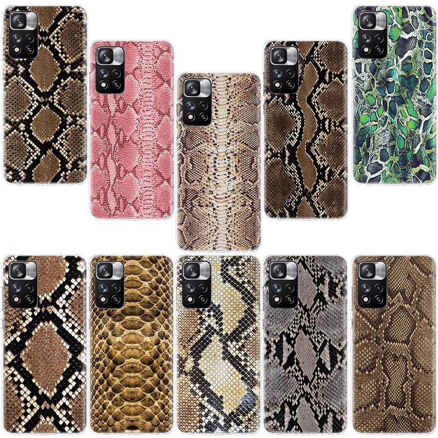 It looks like Real Snake Skin Phone Case For Xiaomi Poco F7 14 Ultra Mi 15 10 11 Lite X7 X6 X5 X3 M5S M6 10T 11T F6 F5 Pro F4 GT