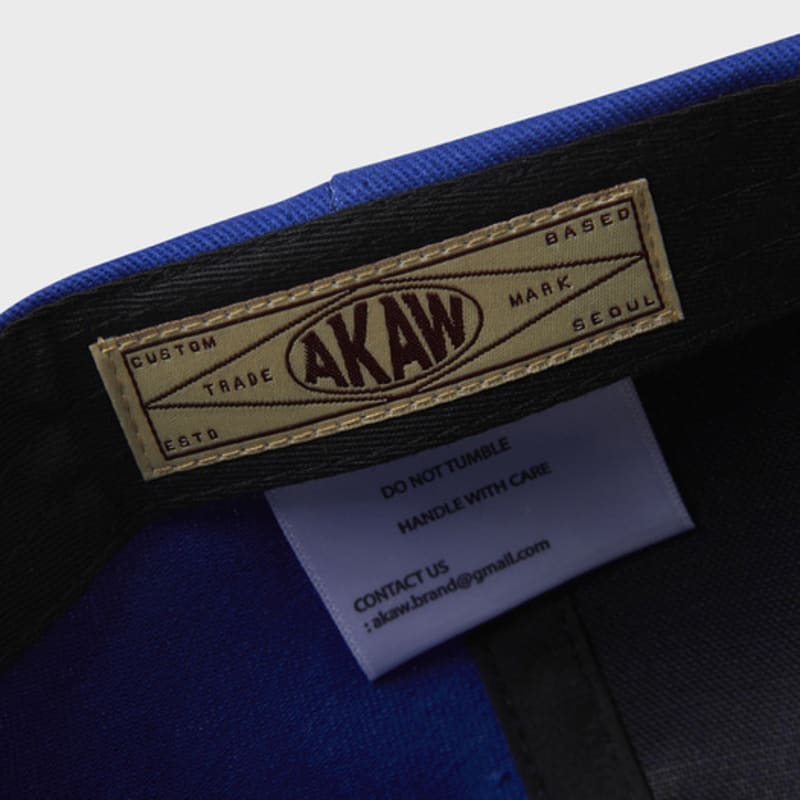 AKAW Übergröße Klassische Baseballkappe Kobaltblau