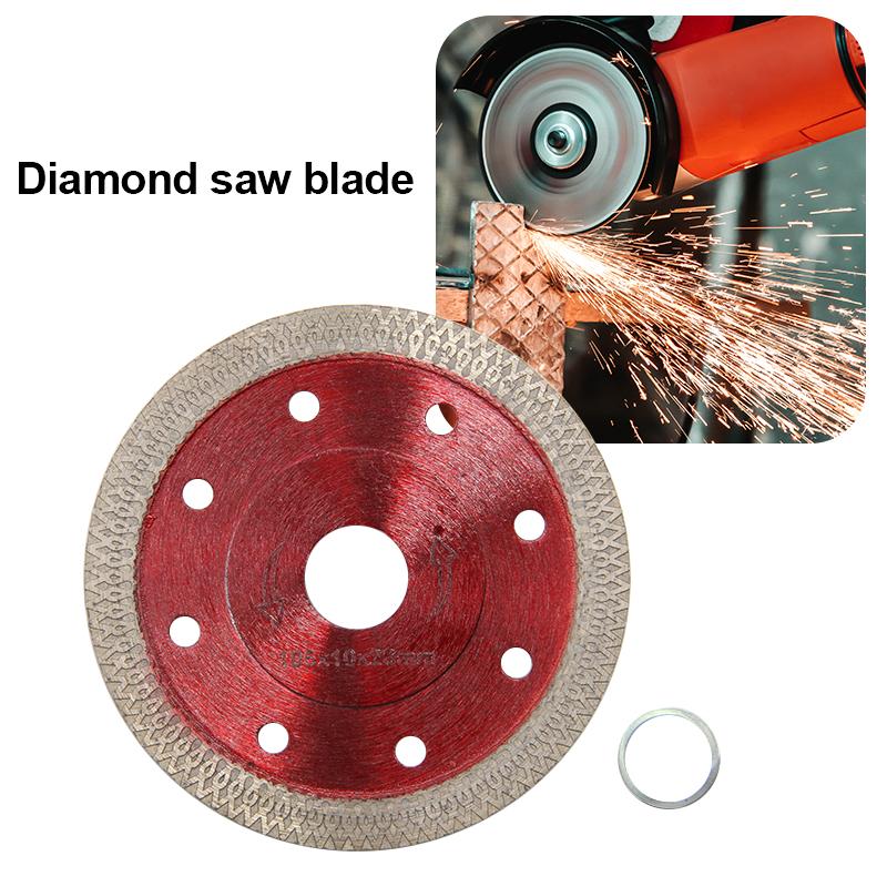 105*10*20 Diamond X-mesh Corrugated Saw Blade Ceramic Tile Marble Angle Grinder Tool Accessory Quartz Stone Cutting Blade