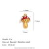 Dreamshow Fashion Stainless Steel Pendants Charms Enamel Pendants for Necklace Gold Plated Jewelry Accessories