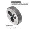 uxcell 2-Piece Round Threading Die, Metric M2 x 0.4 Thread (Right-Hand), Alloy Tool Steel Threading Die Repair Tool