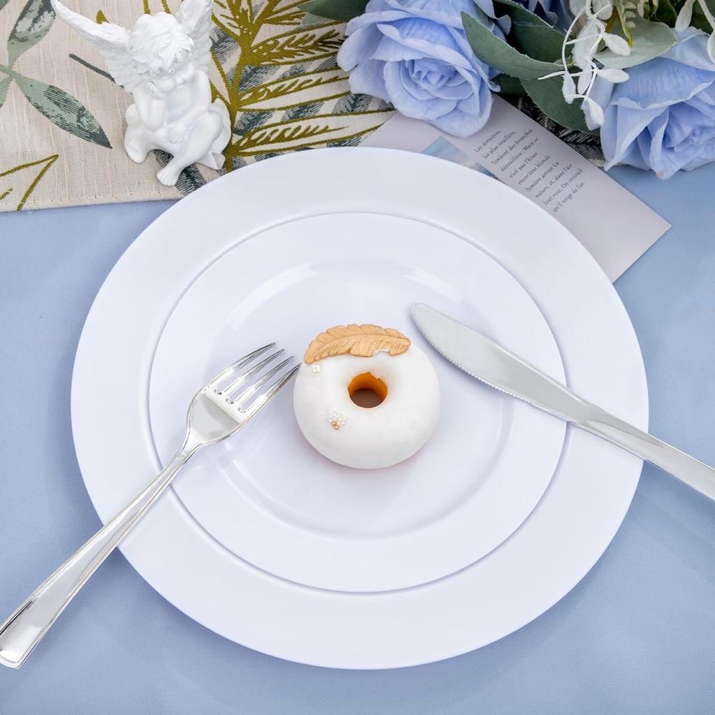 Macaron Color Solid Color Dinner Plate Set 9-inch Paper Plate Children's Birthday Party Decoration Supplies