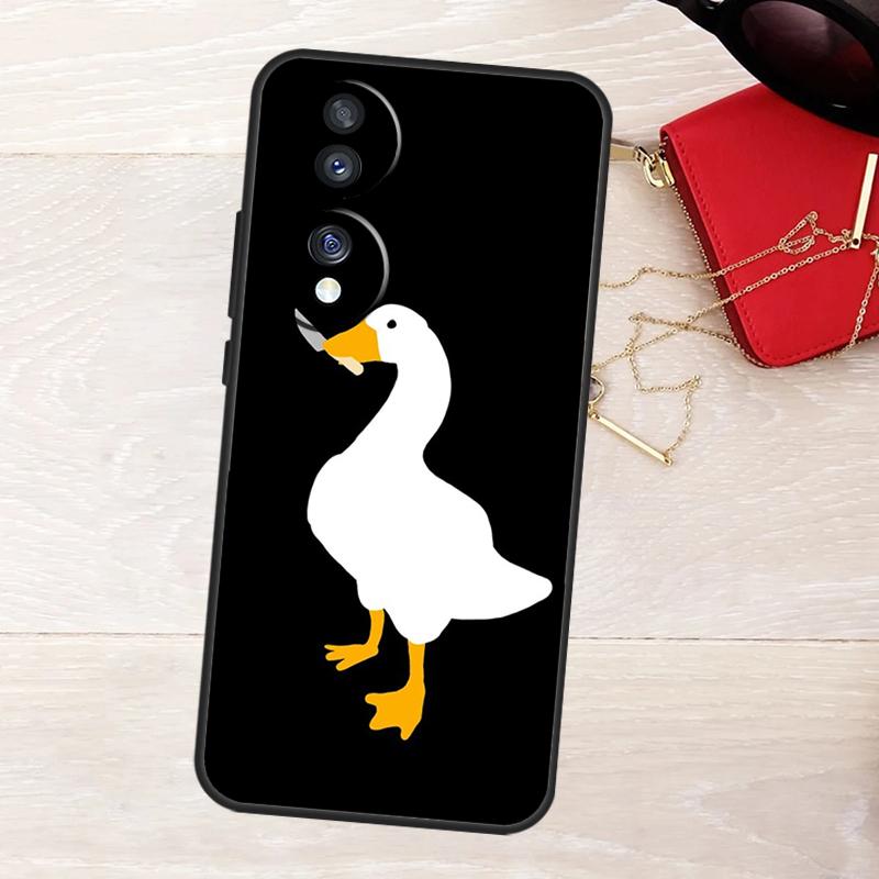 Funny Cartoon Duck Case For Honor Magic 8 5 6 7 Lite 50 70 90 200 400 Pro X8b X8c X9a X9b X9c X9d Win RT Cover