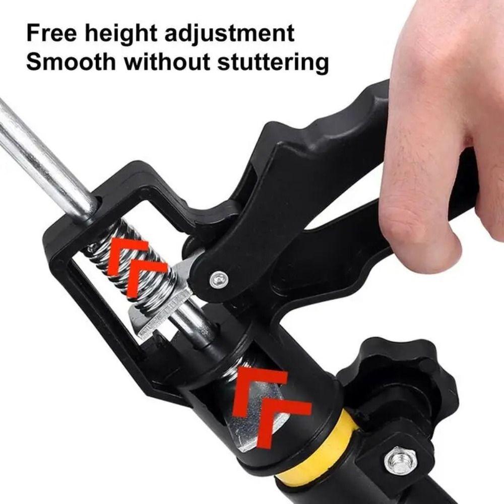 Yellow Telescopic Support Rod Steel Quick Support Pole Tile Height Adjuster Lifter  Renovation