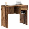Desk with Shelf Rustic Wood Finish 90 x 49 x 75 cm Engineered Wood