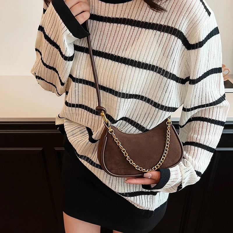 Shoulder Bags for Women  New Fashion Chains Women's Handbags Large Capacity Solid Commuting Designer Bags