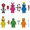 6 Szt. Zestaw Minifigurek Rainbow Friends Zmontowane Mini Klocki Akcji Zabawka Prezent dla Dzieci[HK]