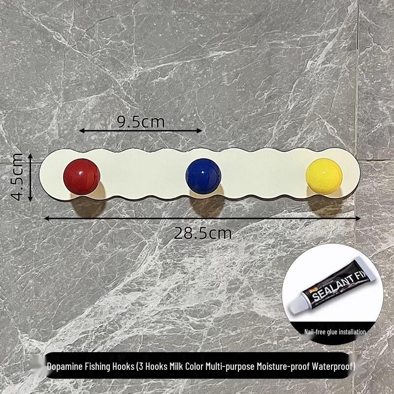 

ZNMW Wall-Mounted Dopamine Style Coat Hooks