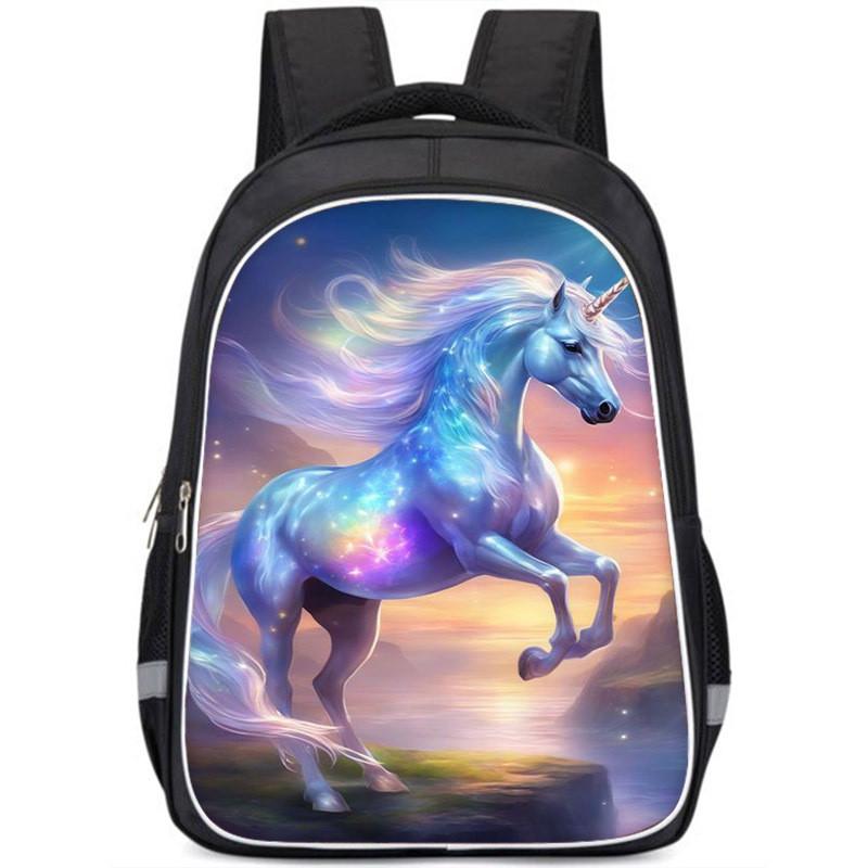 Unicorn Backpack For School Large Capacity Lightweight Design For Boys And Girls