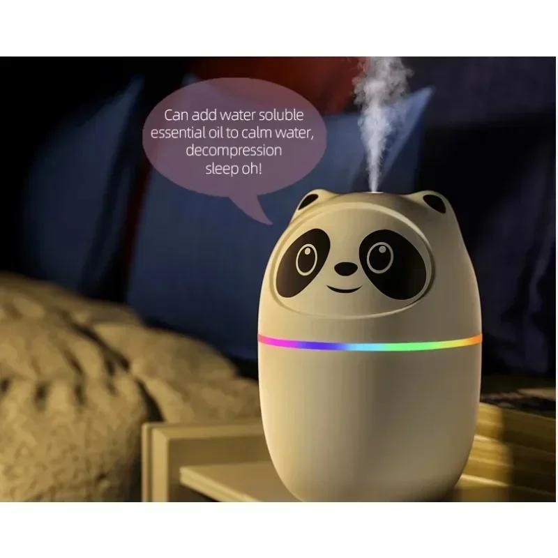 2-in-1 Ultrasonic Humidifier & Oil Diffuser - Auto Shut-Off with 7-Color LED for Bedroom