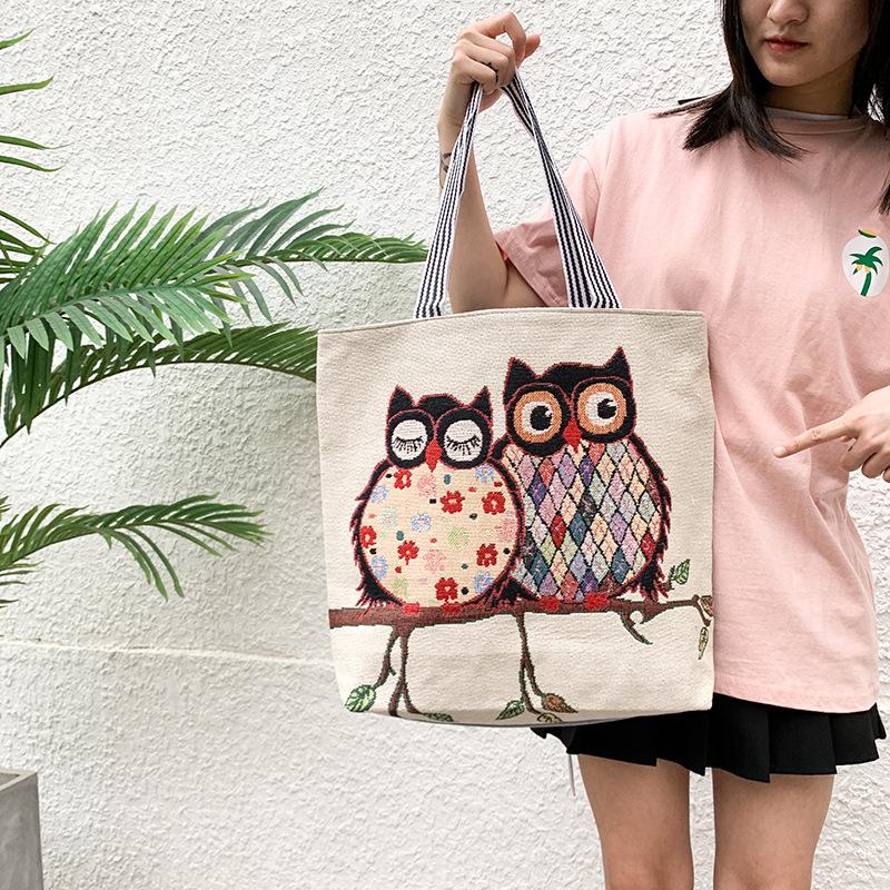 Single-shoulder Bag Trendy Women's Bag Ethnic Style Embroidered Handbag