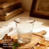 Large Flip-Top Glass Cup for Coffee, Milk & Juice - Modern Minimalist Design