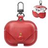 Business PU Leather Earphone Protective Case With Hook for AirPods Pro 3