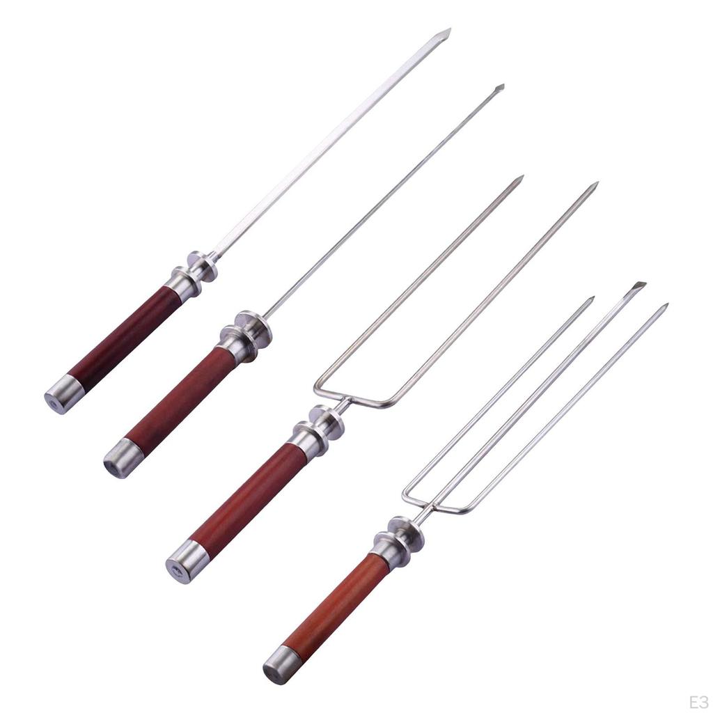 Przenośne widelce do pieczenia Szaszłyki BBQ na mięso Warzywa Kiełbaski