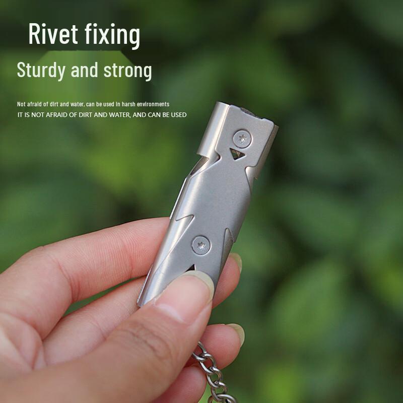 OIMG High Decibel Metal Outdoor Survival Whistle