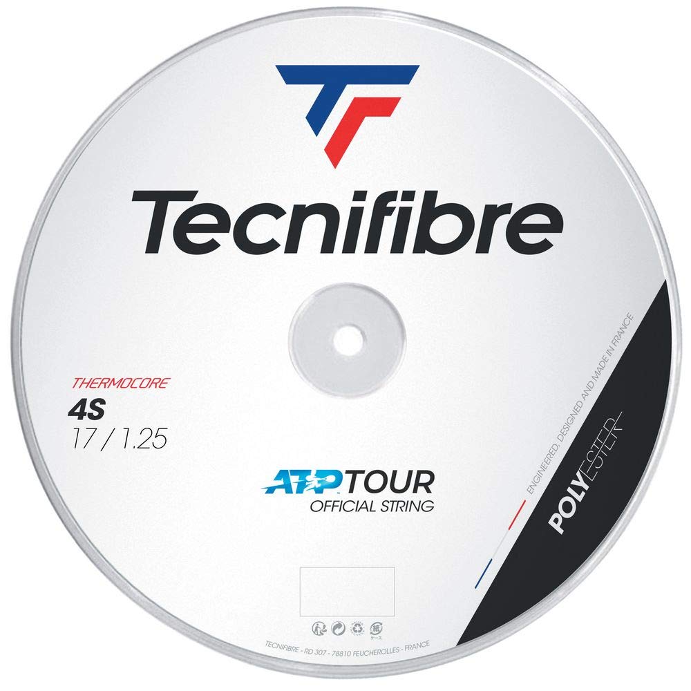 Tecnifibre Tennis Gut 200m TFR406 String, 4S, 1.25mm, Roll, чёрный