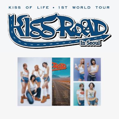 KISS OF LIFE 1st World Tour KISS ROAD In Seoul L Holder & Poster Set