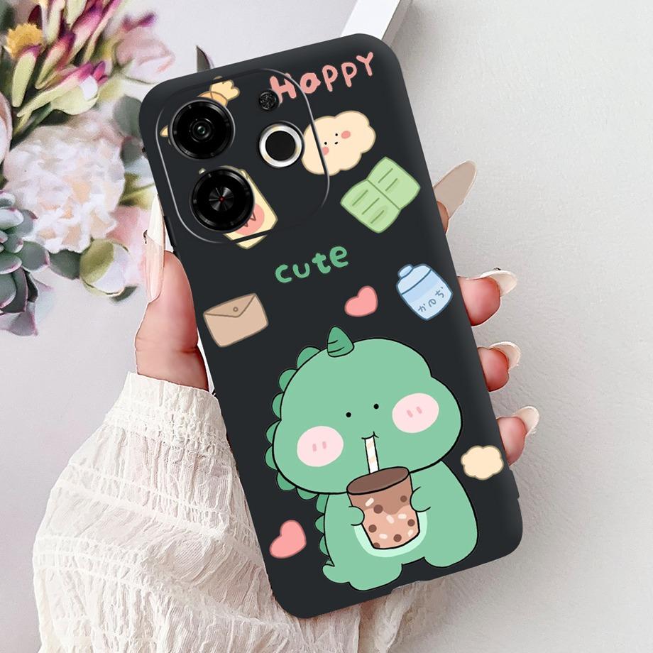 For Tecno Spark 30 30c 30 Pro 4G Spark 30c 5G Case Cute Animals Tiger Lion Dragon Cartoon Cover On Pop 9 5G Soft Silicone Coque
