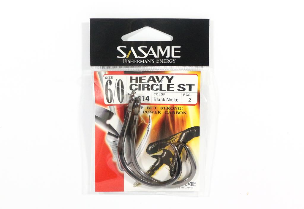 Sasame F-414 Heavy Circle ST Bait Hook Size 6/0 (9473)