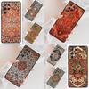 Persian Carpet Floral Pattern Cell Phone Case for Samsung Galaxy S26 Ultra S25 S24 S23 S22 S21 S20 Note10 Cover
