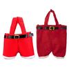 User Friendly Santa Pants Shape Gift Bags Efficient Cloth Candy Pouches Christmas Tree Decoration Bottle Holders
