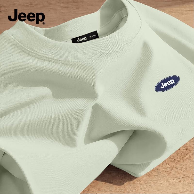 JEEP Men's Heavyweight Cotton Short Sleeve T-Shirt