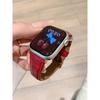 New Beautiful retro oil leather band For Apple Watch women 44mm 40 45 41 49 42 38 Series 11 10 9 8 SE 7 6 5 4 3 Strap