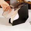Kaffeefilterbox V-förmiges Papieraufbewahrungsgestell Fassungsvermögen 200 Stück Filterpapier Staubdichte Filterbox Barista-Werkzeuge
