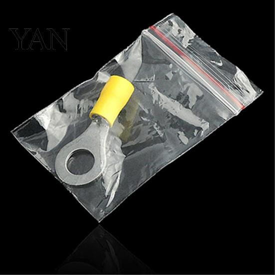 100Pcs Mini Reclosable Zip Clear Portable Storage Bags Pouch for Small Items