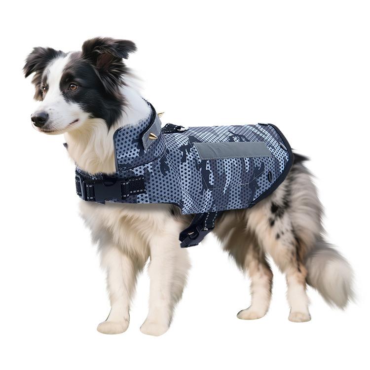 Adjustable Harness Vest for Dog Leash Reflective Dog Accessories with Reflective Feature and Handle Pet Anti Bite Clothing (as the picture,Xs)