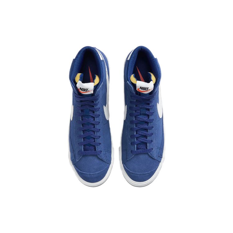 Nike Blazer Mid 77 Suede Deep Royal Blue Unisex Sneakers Hvit Seil Svart CI1172-402