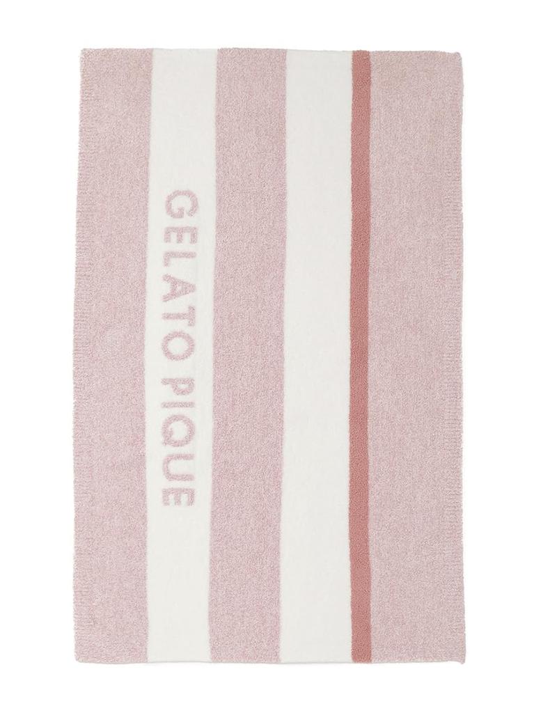 Gelato Pique Powder Melange Border Blanket PWGG245535PNKF